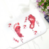 Soft bathroom mat - non-slip - bloody footprintBathroom & Toilet