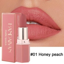 Matter Lippenstift – wasserfest – langanhaltend – Nude – Honigpfirsich – Umbra – Pflaume – Rosa