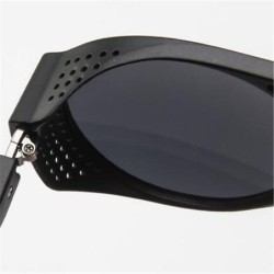 Stilvolle runde Sonnenbrille - UV 400 - Unisex - Punk-Stil