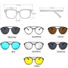 Stylish round sunglasses - UV 400 - unisex - punk style