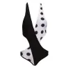 Sexy one piece swimsuit - black & white - polka dotBeachwear