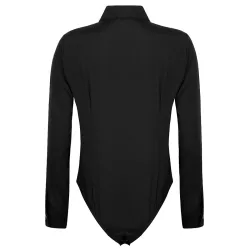 Elegant bodysuits - long sleeve blouse - with buttonsBlouses & shirts
