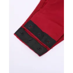 Elegante Bodys - Langarmbluse - mit Knöpfen