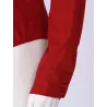 Elegante Bodys - Langarmbluse - mit Knöpfen