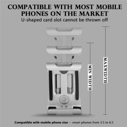 Universal phone holder - for bike / motorcycle handlebar - anti-slip - clip - rotatable - aluminum alloyHolders