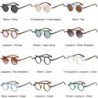 Fashionable small round sunglasses - gradient lens - double color - rivets - UV400Sunglasses