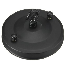 Retro ceiling lamp base - round holder - with hook - 105mmCeiling lights