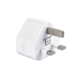 UK-Stecker – Adapter – 3-poliges Wandladegerät – mit USB-Anschlüssen – 110 V–220 V
