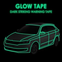 Luminous tape - fluorescent - warning adhesive tape - cars - decoration - art