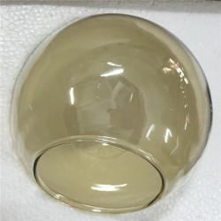 Retro-Wandleuchte - Eisenlampe mit Kugelglas - Einzel- / Doppelkopf - E27