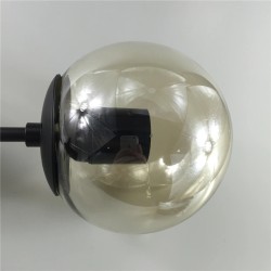 Retro wall light - iron lamp with a ball glass - single / double head - E27Wall lights