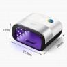 SUNUV SUN3 - 48W - professional nail dryer - UV LED lamp with 2.0 smart timer - memory