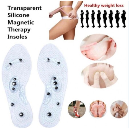 Magnetische Fußtherapie – Silikon-Schuheinlagen – Abnehmen – Abnehmen