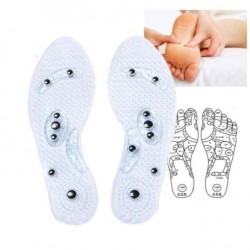 Magnetic foot therapy - silicone shoe insoles - slimming - weight loss