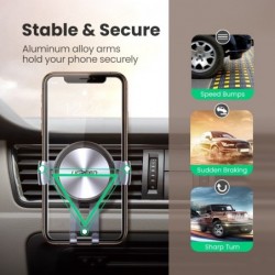 Ugreen - Telefonhalter - für Autolüftung - mit automatischer Verriegelung - verstellbar