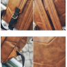 Vintage leather backpack - large capacityBackpacks