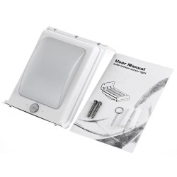 LED-Garten-Solarleuchte mit Bewegungssensor - Aluminium