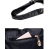 Vintage small shoulder bag - rivets - contrast colors - leatherBags