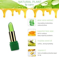 Gelee-Lippenstift - Lipgloss - 99 % Aloe Vera - Farbwechsel bei Temperatur