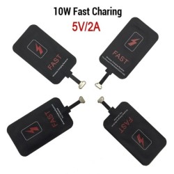 5V/2A - 10W - Typ C - Kabelloses Qi-Ladegerät - Ladeadapter - für iPhone - Xiaomi - Samsung - Huawei - Android