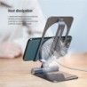15W - kabelloses Schnellladegerät - Ständer - faltbarer Telefonhalter - für iPhone - Samsung - Huawei - Xiaomi