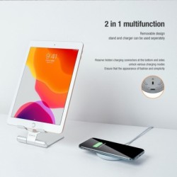15W - kabelloses Schnellladegerät - Ständer - faltbarer Telefonhalter - für iPhone - Samsung - Huawei - Xiaomi