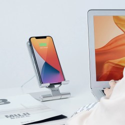 15W - kabelloses Schnellladegerät - Ständer - faltbarer Telefonhalter - für iPhone - Samsung - Huawei - Xiaomi