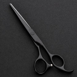 Professionelles Friseurscheren-Set – japanischer 440er Stahl – 6 Zoll – Black Edition – Haarschere – Effilierschere