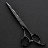 Professionelles Friseurscheren-Set – japanischer 440er Stahl – 6 Zoll – Black Edition – Haarschere – Effilierschere
