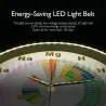 Modern wall clock - sound activated - LED - periodic table of chemical elementsClocks