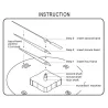 Modische Wanduhr - tanzende Ballerina - Ballettstellungen