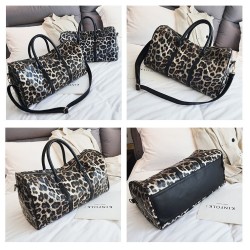 Fashionable travel bag - large capacity - leopard printingBags
