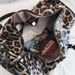 Modische Reisetasche - großes Fassungsvermögen - Leopardenmuster