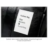 Fashionable travel / sport leather bag - with shoe compartment - large capacityBags