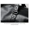 Fashionable travel / sport leather bag - with shoe compartment - large capacityBags