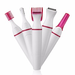 5 in 1 elektrischer Epilierer für Frauen – Trimmer – Haarentfernung – Augenbrauen – Bikini – Beine – Achselhöhlen