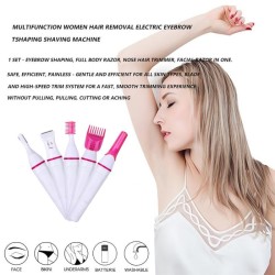 5 in 1 elektrischer Epilierer für Frauen – Trimmer – Haarentfernung – Augenbrauen – Bikini – Beine – Achselhöhlen