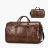 Fashionable travel / sport bag - leather - large capacityBags