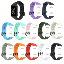 Modisches Uhrenarmband aus Silikon - für Huawei Honor Band 6