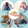 Hand Fidget Spinner - Anti-Stress-Spielzeug aus Metall - goldener Schnatz - Engelsflügel