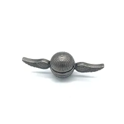 Hand Fidget Spinner - Anti-Stress-Spielzeug aus Metall - goldener Schnatz - Engelsflügel