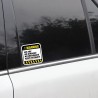 Warning! No ABS No airbags No Insurance - lustiger Autoaufkleber - 8,5 cm * 8,5 cm - 2 Stück