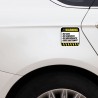 Warning! No ABS No airbags No Insurance - lustiger Autoaufkleber - 8,5 cm * 8,5 cm - 2 Stück