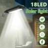 Solarbetriebene Lampe - Außenwandlampe - Dämmerungslicht - Wasserdicht - 18 LE