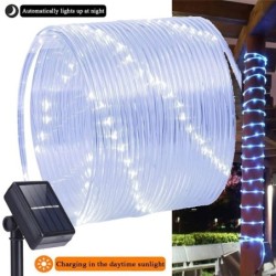 Solarbetriebene LED-Kette – Girlande – Außenbeleuchtung – wasserdicht – 7 m – 12 m