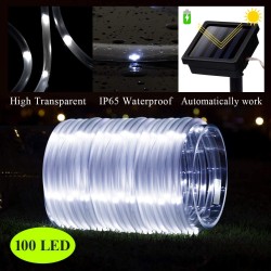 Solarbetriebene LED-Kette – Girlande – Außenbeleuchtung – wasserdicht – 7 m – 12 m