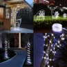 Solarbetriebene LED-Kette – Girlande – Außenbeleuchtung – wasserdicht – 7 m – 12 m