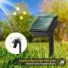 Solarbetriebene LED-Kette – Girlande – Außenbeleuchtung – wasserdicht – 7 m – 12 m