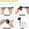 Solarbetriebene LED-Kette – Girlande – Außenbeleuchtung – wasserdicht – 7 m – 12 m