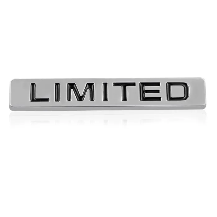 LIMITED - Metallemblem - Plakette - Autoaufkleber